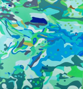 Oona Ratcliffe, "In Un Date," acrylic on canvas