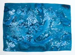 Blue Topography 4