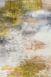 Laura Fayer, "The Elements of Style," acrylic and Japanese paper on canvas
