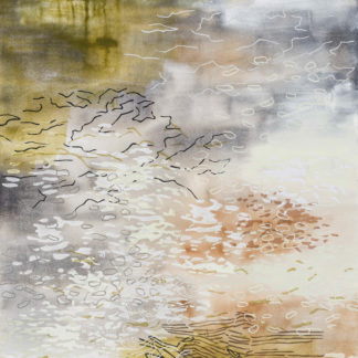 Laura Fayer, "The Elements of Style," acrylic and Japanese paper on canvas