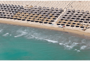 Beach Umbrellas on the Adriatic