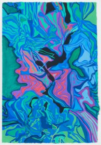 Oona Ratcliffe, "Gouache L," gouache on paper