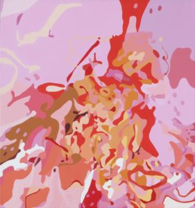 Oona Ratcliffe, "Rapture," acrylic on canvas