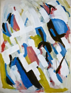 Gunnar Theel, "P37B," oil on cardboard