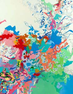 Oona Ratcliffe, "Preheat," acrylic on canvas