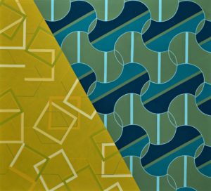 Jeanette Fintz, "Interpolation Rhythm," acrylic on canvas