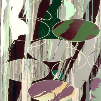 Jeanette Fintz, "Uncool/Cool," acrylic on canvas