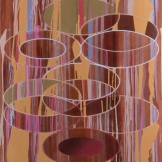 Jeanette Fintz, "Afflux," acrylic on canvas