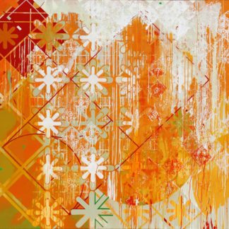 Jeanette Fintz, "Blessed Dressed," acrylic on canvas