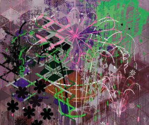 Jeanette Fintz, "La Ronde," acrylic on canvas