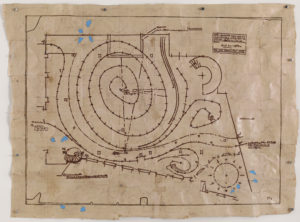 Eugene Brodsky, "MS Paper," ink on silk, mounted on paper