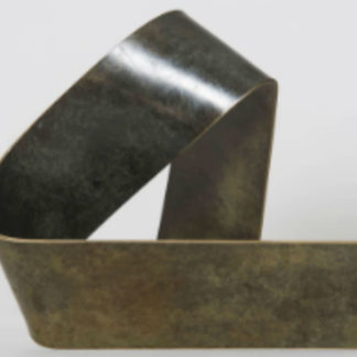 Joe Gitterman, "Poised 14", patinated bronze