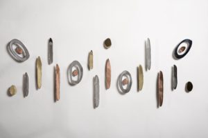 Falling Chrome, Copper, and Brass