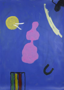 Fluid Sky Walker in Blue