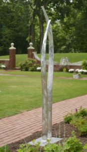 Joe Gitterman, "Couple 2," burnished stainless steel