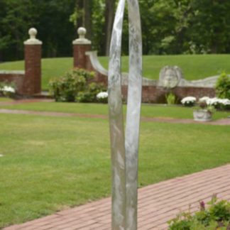 Joe Gitterman, "Couple 2," burnished stainless steel