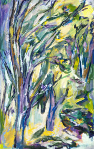 Trees in Yellow Light
