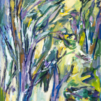 Trees in Yellow Light