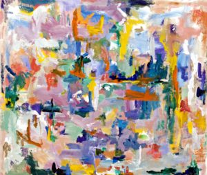 Abstract Pink and Blue