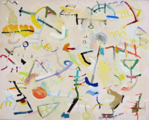 Gunnar Theel, "P094," oil on canvas