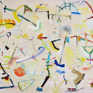 Gunnar Theel, "P094," oil on canvas