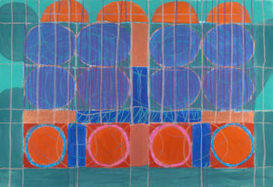 Two Neon Pink Circles