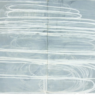 Jill Moser, "1.15.04," ink, casein on paper