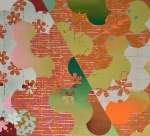 Jeanette Fintz, "Amazon in Paradise," acrylic on canvas