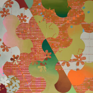 Jeanette Fintz, "Amazon in Paradise," acrylic on canvas