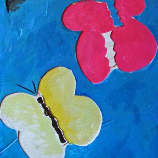 Butterflies on Sky Blue