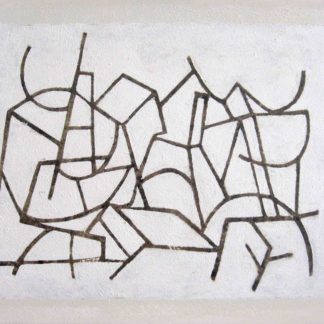 Drew King, "Untitled C," mixed media on rag paper