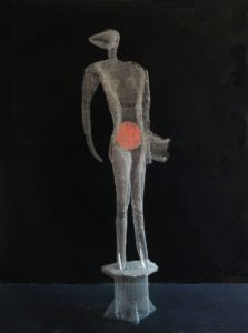 Nude with Red Dot