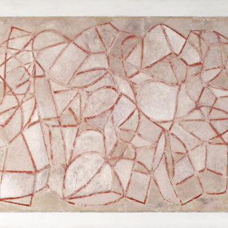 Drew King, "Rust Lines," oil on canvas