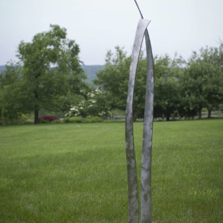 Joe Gitterman, "Couple 1," burnished stainless steel