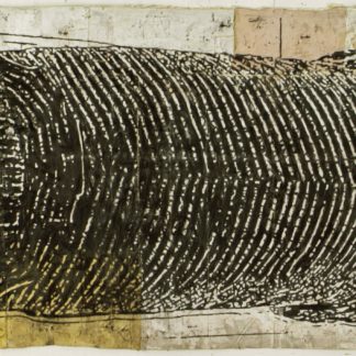 Eugene Brodsky, "Dress Barcelona," mixed media on panel
