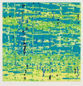 Diffraction Blue Yellow