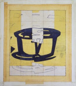 Eugene Brodsky, "Huey and Dewey," mixed media on paper