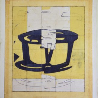 Eugene Brodsky, "Huey and Dewey," mixed media on paper