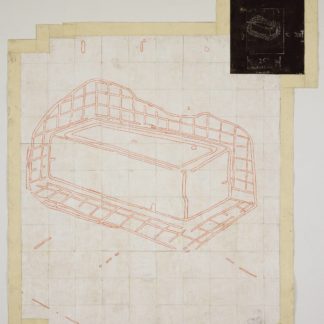 Eugene Brodsky, "Bathtub Paper," mixed media on paper