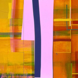 Jeanette Fintz, "Plaid Series: Cleavage," acrylic on canvas