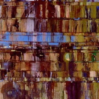 Jeanette Fintz, "Malay Series: Ikat Rhythm," acrylic on canvas