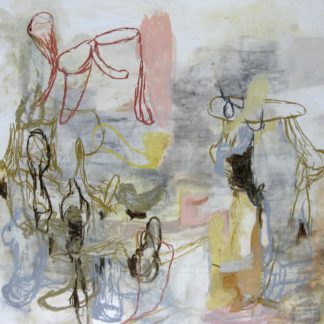 Deborah Dancy, "Persistence of Memory," acrylic on paper