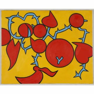 Red Fruit on Yellow