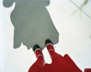The Red Dress with Shoes, Home Stills