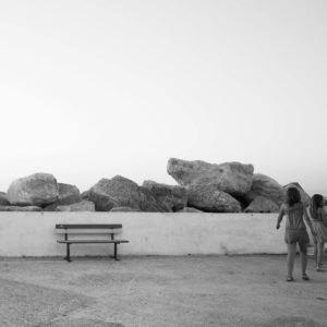 Bench with Rocks