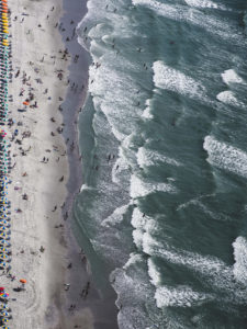 Morning Beachgoers