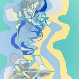 Oona Ratcliffe, "Momentary Drift," acrylic on canvas