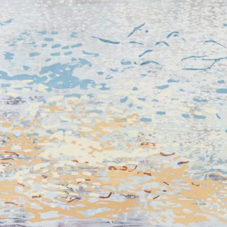 Laura Fayer, "Timeless," acrylic, Japanese paper on paper