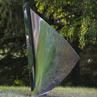 Joe Gitterman, "Sail 5," stainless steel