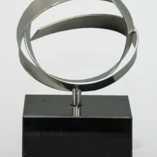 Joe Gitterman, "Miniature Healing Knot," stainless steel